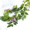 5PCS Purple Wisteria Garland – Artificial Flower Vines for Wedding Arch, Hanging Floral Decoration